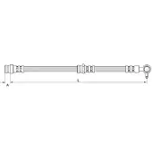 METZGER Bremsschlauch 4111633