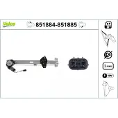 Valeo 851884 Elektrischer Fensterheber Vorne Links für HONDA CR-V III (RE)