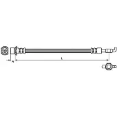 METZGER Bremsschlauch 4110971