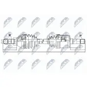 NTY NPW-PL-034 Antriebswelle Vorne Rechts für OPEL INSIGNIA Caravan INSIGNIA INSIGNIA Stufenheck für SAAB 9-5 (YS3G) für VAUXHALL