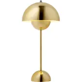 &tradition Flowerpot VP3 Tischleuchte, messing, 50 cm - &TRADITION &Tradition, Flowerpot VP3, Gold / Messing, für Wohnzimmer, Metall, Design
