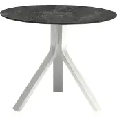 Stern Freddie Beistelltisch Aluminium mit Silverstar 2.0 Ø55 - Ø65 cm