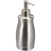 Relaxdays 2x Seifenspender Edelstahl 400ml, silber Silber