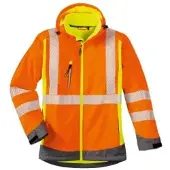 4Protect Warnschutz Softshelljacke HOUSTON, orange/gelb 3470 , 1 Stück, Größe: L