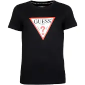 GUESS T-Shirt W1YI1B I3Z14 Schwarz Slim Fit 38