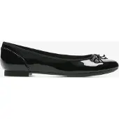 Clarks Couture Bloom Schwarze Patenschuhe