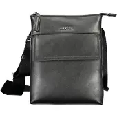 Calvin Klein Schwarze Herren-Umhängetasche aus recyceltem Polyester mit Fächern