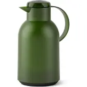 EMSA Isolierkanne "Samba", 1,5 l, XXL-Modell, zeitloses Design, einfacher Knopfdruck, 24h kalt, 12h warm