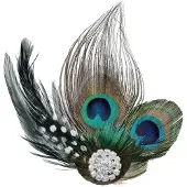 Comair Pretty Fashion Haarklammer gewellt - schwarz 500 stk.