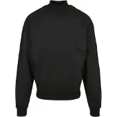 Urban Classics modernes Herren Sweatshirt Oversize Fleece 300 g/m² mit Baumwolle Schwarz