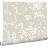 Laura Ashley Vliestapete "Lloyd Dove" geblümt glatt 10mx52cm (ca. 5m2)