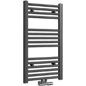 Emke Elektrischer Badheizkörper, Badheizung Elektrisch, Anthrazit 100x40cm 356W