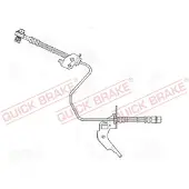 Quick Brake 59.959X Bremsschlauch für OPEL ZAFIRA B (A05) Meriva A (X03) Astra H Caravan (A04) Astra H Schrägheck (A04) Astra G CC (T98) Zafira A