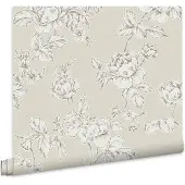 Laura Ashley Vliestapete "Pollington Roses" geblümt glatt 10mx52cm (ca. 5m2)