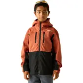 Regatta Highton Outdoorjacke Kinder Wasserdicht mit versiegelten Nähten, Farbe:Brick/Black, Kinder Größen:158