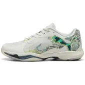 Puma Vantage Nitro Berlin Special Edition Indoor Handball Hallenschuhe Sportschuhe weiss/grün/gelb 108937-01, Schuhgröße:45 EU