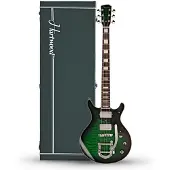 Hartwood Fifty6 Vibrato E-Gitarre & Hartschalenkoffer Pickle
