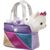 Aurora Fancy Pals Plüschkatze Regenbogen Handtasche Bunt 20 cm