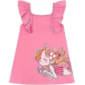 Mayoral Sommerkleid 3943 Rosa Regular Fit