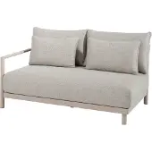 4Seasons Mykonos Lounge 2,5-sitzer modul Armlehne rechts mit 5 kissen