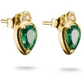 Thomas Sabo H2333-971-6 Damen-Ohrringe Ohrstecker Elyndra Grüne Steine