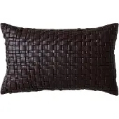 HK Living - Woven Kissen, 50 x 30 cm, chocolate brown