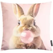 Magma Heimtex Magma gefülltes Kissen Bubblegum 'Hase' 45 x 45 cm Rosa