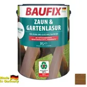 Baufix Zaun- und Gartenlasur - Nussbaum