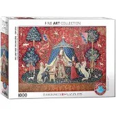Eurographics Puzzle The Lady and the Unicorn 1000 Teile Puzzle Spiel