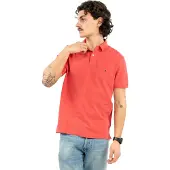 Tommy Hilfiger Poloshirt 1985 MW0MW17770 Korallenfarben Regular Fit