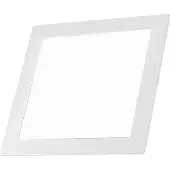 Avizar , LED Panel 18W 20cm modernes Einbau Design, Weiß