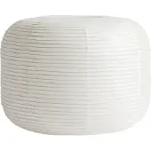 HAY Lampenschirm Paper Shade Donut, Ø 60 cm – ohne Kabelset Donut, weiß / opal, für Wohn- / Esszimmer, Papier / Lunolit / Lunopal, Skandinavisch