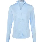 Franco Callegari Bluse in hellblau weiß - 0080 | Gr.: 40