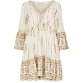 Apricot Minikleid "Paisleymuster Minikleid" im Boho-Style