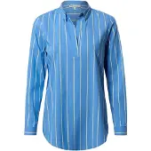 Marie Lund Bluse in blau zitrone - 0008 | Gr.: 38