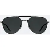 Calvin Klein CK26100S Unisex-Sonnenbrille Vollrand Pilot Metall-Gestell, grau