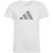 Adidas Kinder Shirt Junior Girls Animal Print Graphic