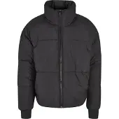 Urban Classics - Herren Short Big Puffer Jacke - BLACK - XL