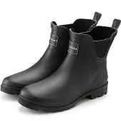Elbsand Gummistiefelette Boots, Gummistiefel, Schlupfstiefel schwarz Größe 35