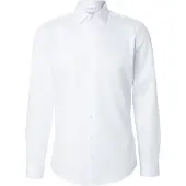 Seidensticker Businesshemd "Schwarze Rose", Herren, Gr. XXL (45), normale Ärmellängen, weiß, 100% Baumwolle, unifarben, slim fit, 2-Knopf-Manschette, Hemden Businesshemd, Slim 1/1 Kentkragen Uni