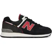 New Balance 574 Wildleder Trainer, Schwarz 41.5 EU