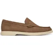 HUGO BOSS Loafer aus Veloursleder mit geprägtem Logo Grösse 41