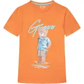 GUESS T-Shirt L6GI09 K8HM4 Orange Regular Fit 170