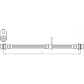 METZGER Autoteile Bremsschlauch [Hersteller-Nr. 4110638] für Mitsubishi