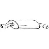 Bosal Endschalldämpfer 247-981