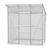 Pergart Vitavia, Aktionsangebot (inkl. 60 Euro Zubehör): Gewächshaus "Palma 3250" inkl. Stahlfundamentrahmen, aluminium eloxiert, 2,5 m², 6 mm HKP