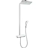 Hansgrohe Showerpipe Raindance Select Weiss / chrom KB Raindance E Air 1jet 360mm EcoSmart