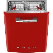 Smeg 50s Style Geschirrspüler Mit Drittem Rack 13 Anzahl Maßgedecke