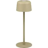 Goobay Kabellose LED-Tischleuchte, Größe S, 25 cm, beige