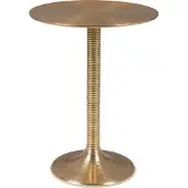 Bold Monkey Hypnotising Round side table gold